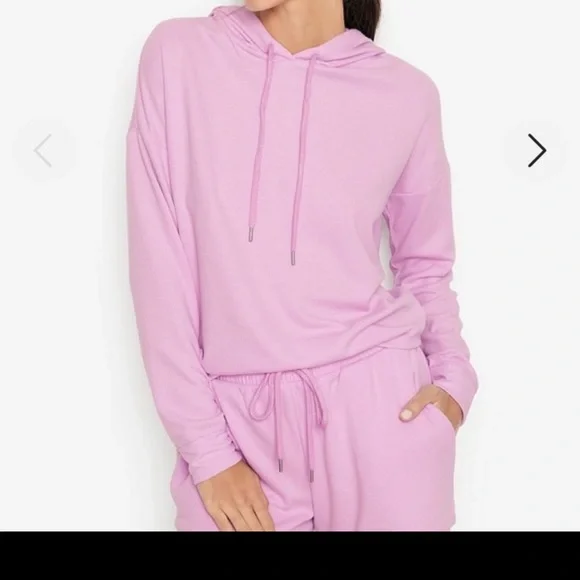 Victoria’s Secret Glow Waffle Hoodie And Short Set - Picture 1 of 4